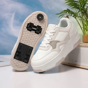 Children Roller Skates Four-wheel Roller Skates Detachable Outdoor Sports Entertainment Kids Wheel Shoes for Boys