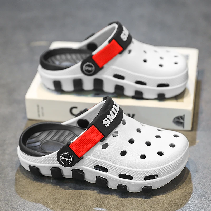 Children Slippers Boy Clogs Summer Beach Shoes Sneaker Casual Comfortable Indoor Outdoor Sports Sandals for Boy 4 To 10 Years - Image 2