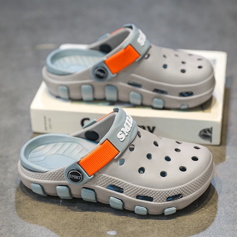 Children Slippers Boy Clogs Summer Beach Shoes Sneaker Casual Comfortable Indoor Outdoor Sports Sandals for Boy 4 To 10 Years