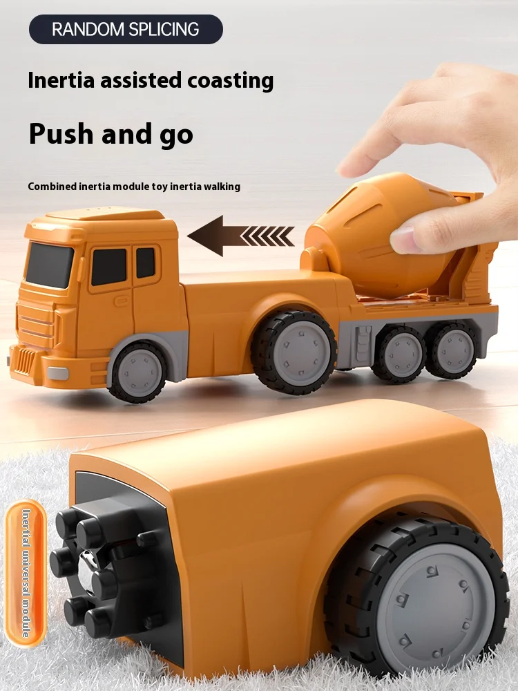 Children's Magnetic Toys Boys Building Block Assembly Construction Vehicles Deformable Robots Puzzle Toys Birthday Gift - Image 5