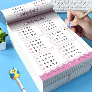 Children's Math Exercise Book, Math Improvement Tool: Addition and Subtraction Within 100, Ideal Math Education Workbook, Back-To-School Gift, Christmas Giveaway
