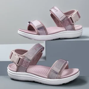 Children's Sport Sandals for Boys and Girls Soft Sole Non-slip Flat Beach Shoes Outdoor Breathable Flat Walking Sandals