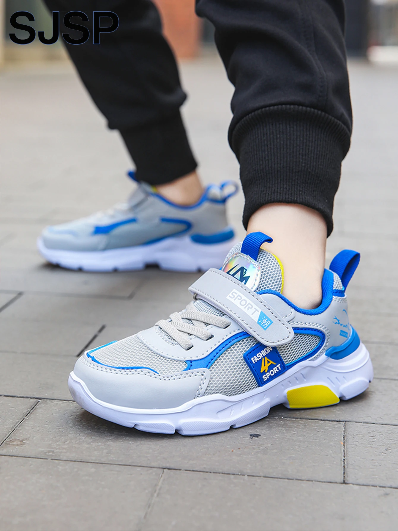 Children's Sports Shoes for Boys, Fashionable Mesh Breathable Casual Sports Shoes, Lightweight Running Shoes, Comfortable - Image 6