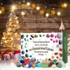 Christmas Advent Calendar 2026 Crystals 24 Days Rock Collection Countdown Calendar for Kids and Adults, Gem & Crystals Toys Gift