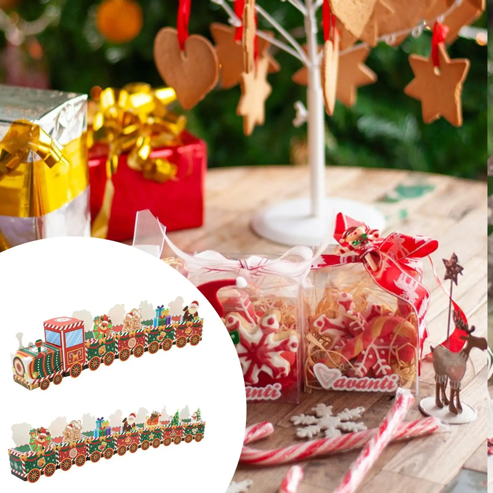 Christmas Advent Calendar 2026 Train Shaped Cardboard 24 Gift Boxes Empty Reusable Candy Storage for Party Favors Decor Christmas Advent Calendar 2026 Train Shaped Cardboard 24 Gift Boxes Empty Reusable Candy Storage for Party Favors Decor