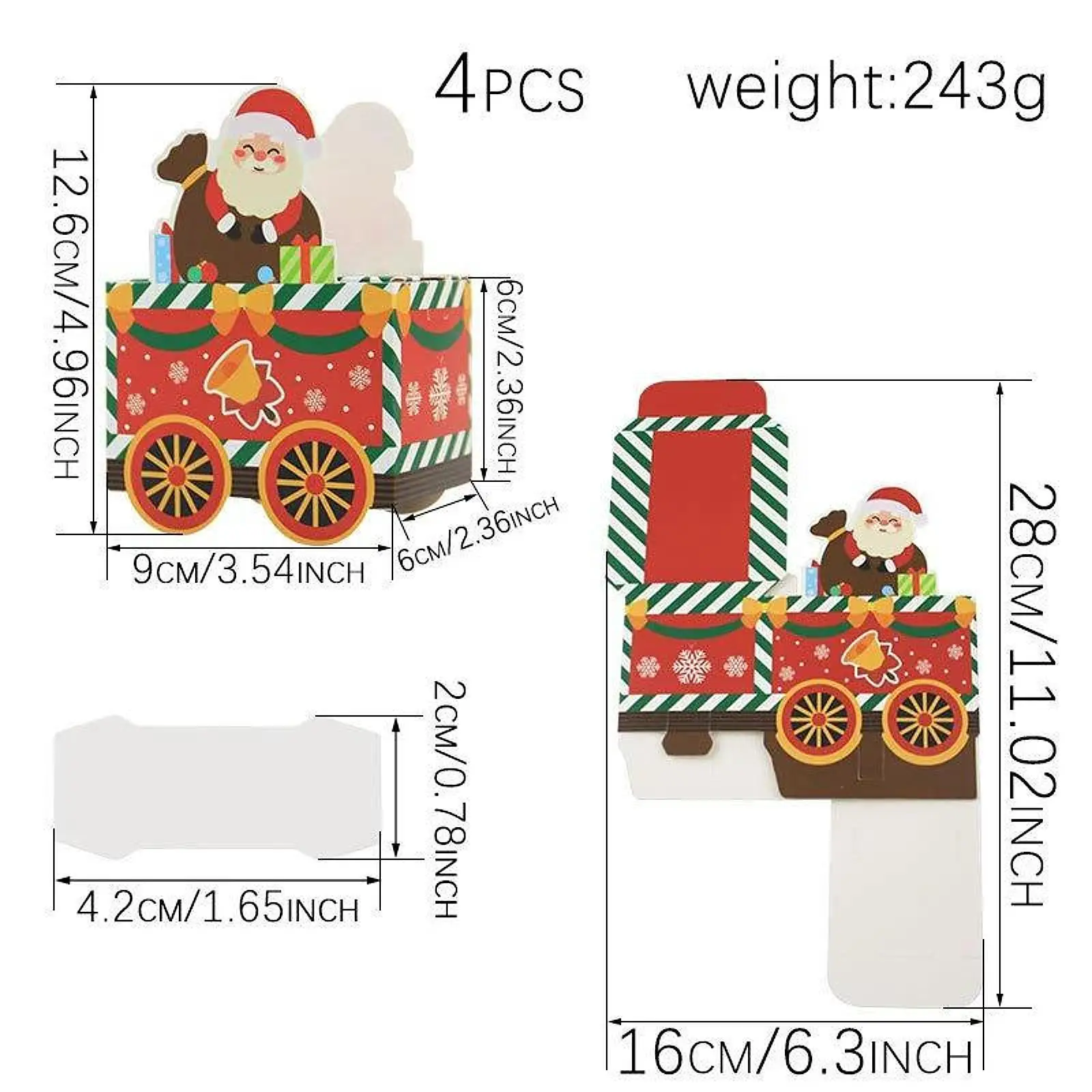 Christmas Advent Calendar 2026 Train Shaped Cardboard 24 Gift Boxes Empty Reusable Candy Storage for Party Favors Decor Christmas Advent Calendar 2026 Train Shaped Cardboard 24 Gift Boxes Empty Reusable Candy Storage for Party Favors Decor