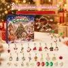 Christmas Advent Calender Gift Box DIY Gold Bead Bracelet 31days Countdown Advent Calendar Box New Year 2026 Christmas Gift