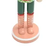 Christmas Nutcrackers 15 Inch Wooden Figurine Model Table Art Christmas Nutcracker Soldier For Fireplace Birthday Party Home