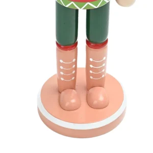 Christmas Nutcrackers 15 Inch Wooden Figurine Model Table Art Christmas Nutcracker Soldier For Fireplace Birthday Party Home