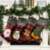 Christmas Stocking Gift Candy Bag Large Capacity Nonwoven Holder Xmas Decorations For Home Navidad 2025 New Year Oversize Sock