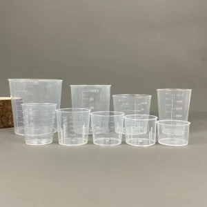 Clear Graduated Measuring Cup Plastic Scale Measuring Jugs Measuring Tools Graduated Laboratory Beaker Kitchen Baking