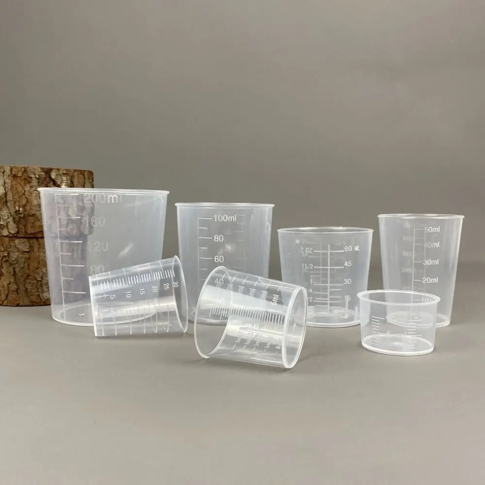 Clear Graduated Measuring Cup Plastic Scale Measuring Jugs Measuring Tools Graduated Laboratory Beaker Kitchen Baking - Image 5