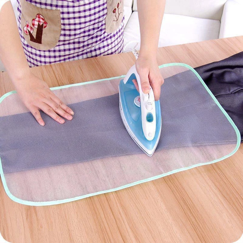 Cloth Protective Press Mesh Insulation Ironing Board Mat Cover Against Pressing Pad Mini Iron Random Colors - Image 3