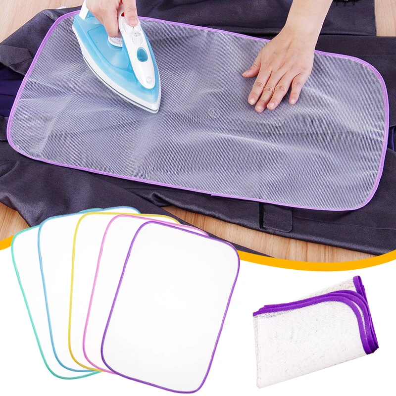 Cloth Protective Press Mesh Insulation Ironing Board Mat Cover Against Pressing Pad Mini Iron Random Colors - Image 4