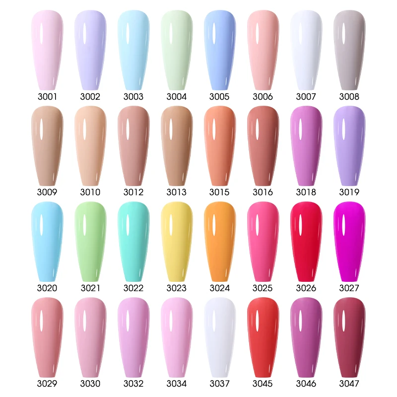 Clou Beaute Gel Nail Polish Neon Brown Royal Blue Red Green Pastal Nude Nail Art Varnishes Gel Lacquer Top Coat UV Gel Nail - Image 3