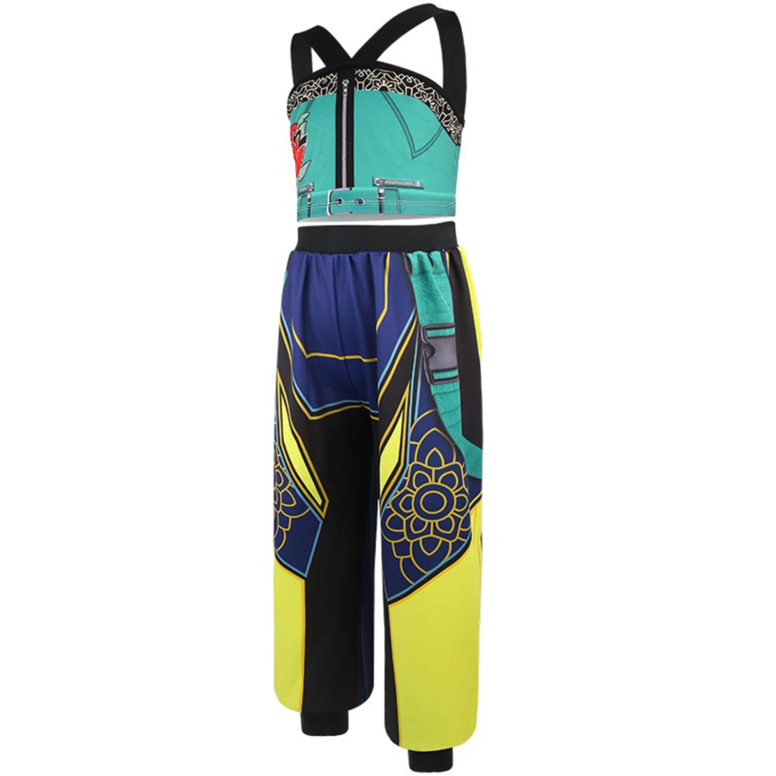 Costume Kids zoey Kpop Singer rumi Cosplay Girls Dress for Birthday Party Halloween Carnival - Image 3