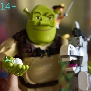Creative store 1403pcs New Monster Shrek Classic IP Assembled Building Blocks Gift for Boyfriend/Girlfriend MOC