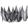 Creepy Cloth for Halloween Decoration Scary Party Scene Prop Horror House Window Table Door Net Black and White Yarn Gauze