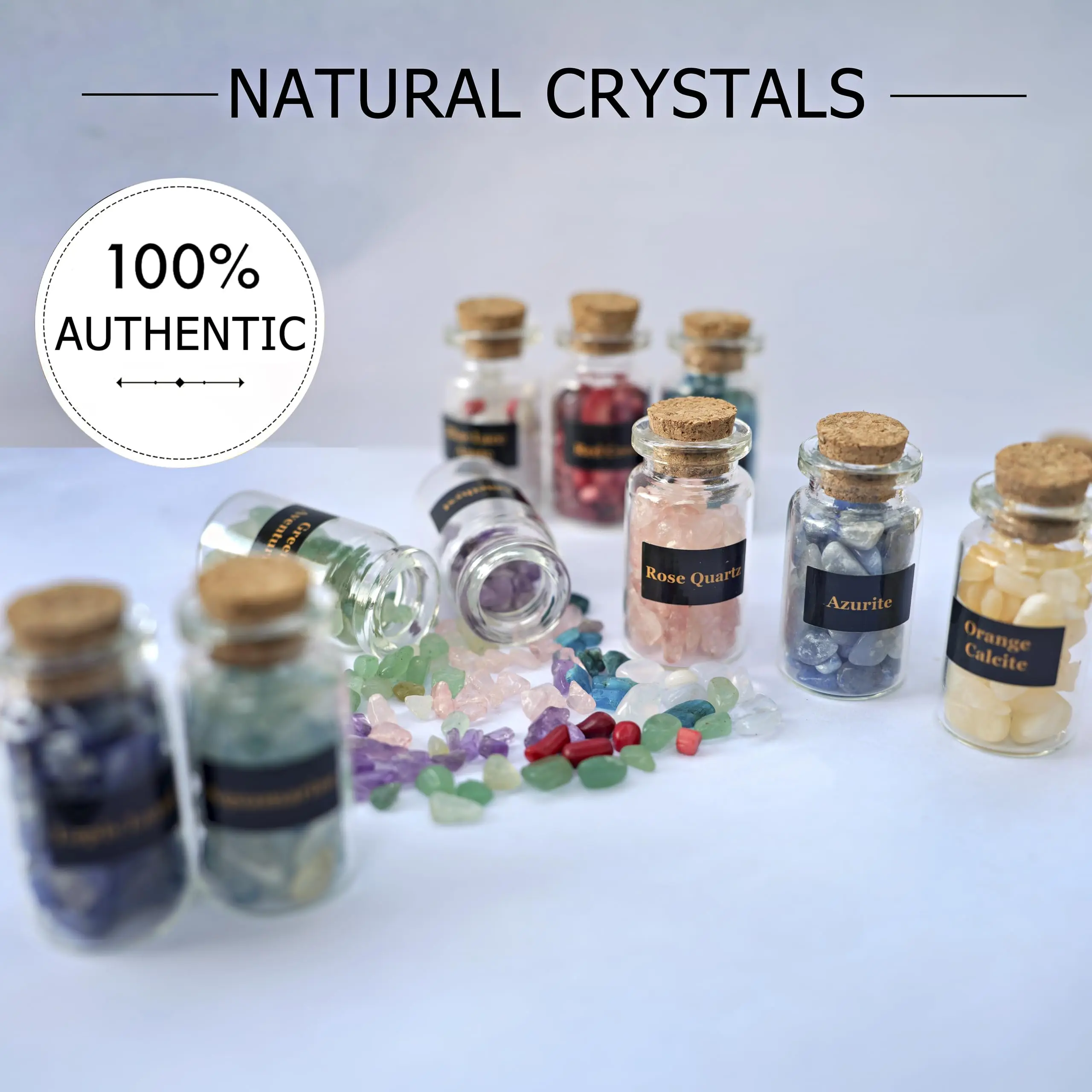 Crystal Advent Calendar 2026 Healing Crystal Natural Gemstone 24 Days Christmas Countdown Calendar for Adult - Natural Crystals - Image 5