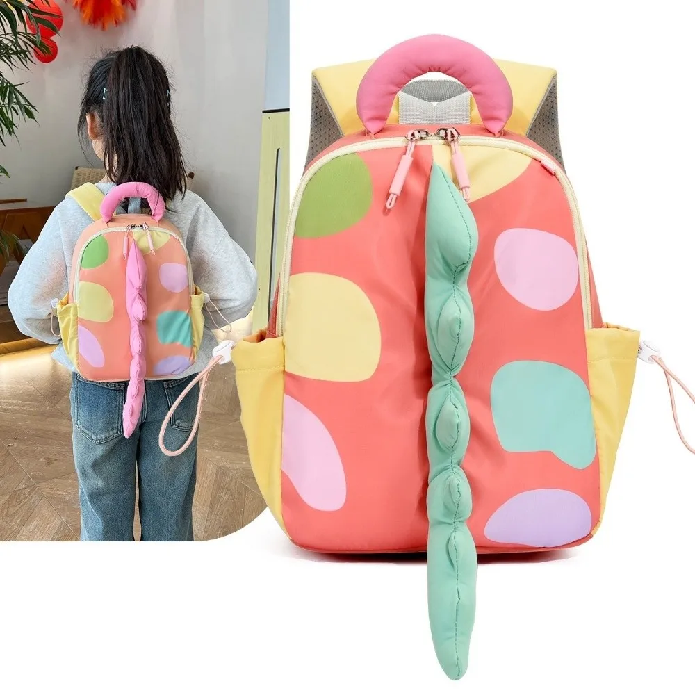 Cute Cartoon Children School Bag Large Capacity Waterproof Dinosaur Backpack Lightweight Anti Scratch Cartoon Backpack - Image 4