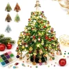 DIY Beaded Christmas Tree Kit, Crystal Bead Holiday Craft Set | DIY Beaded Christmas Tree Kit with Crystal Beads and Ornaments