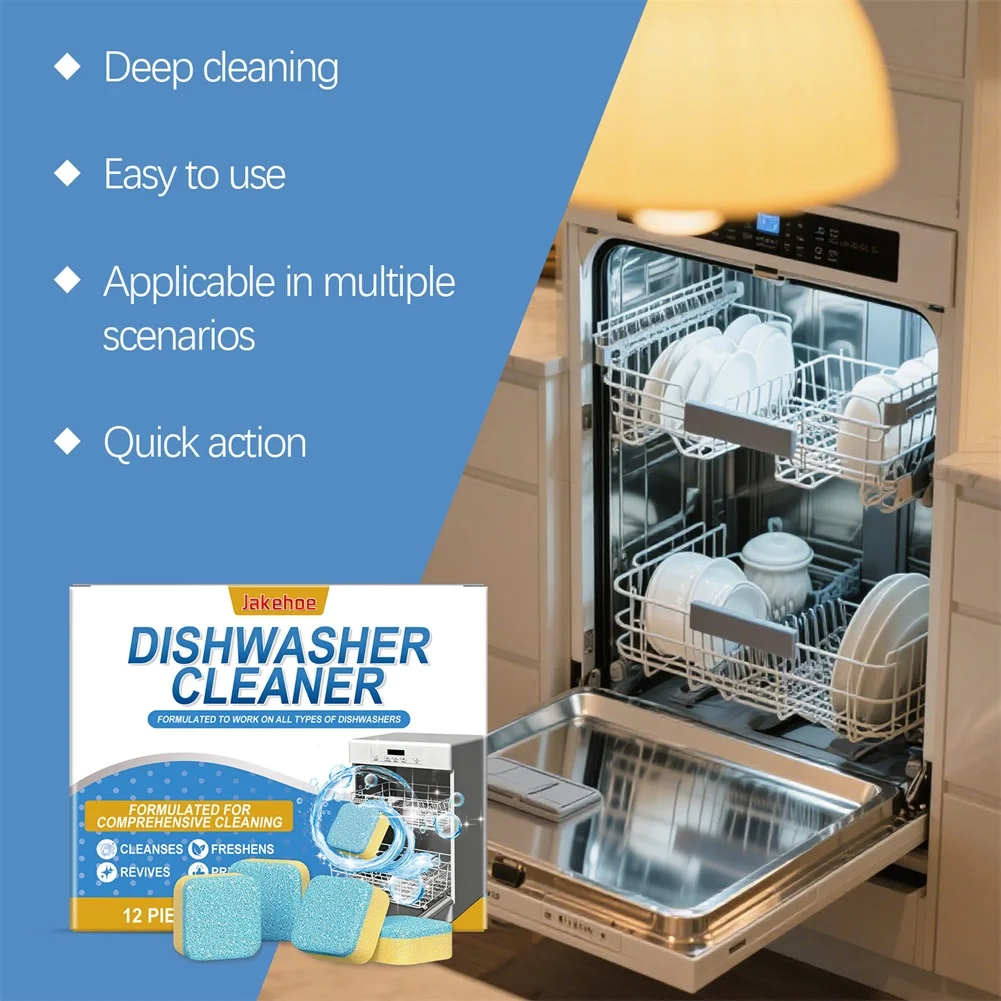 Dishwasher Descaler And Cleaner Deeply Removes Hiddens Limescale And Grease Eliminates Foul Odors Home Kitchen Appliance Care - Image 2
