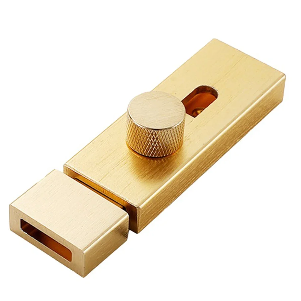 Door Bolt Punch-free Bolt Door Latch No Hole Punch Door Buckle Ecurity Lock Thickened Room Door Latch Anti-Barn Door - Image 4