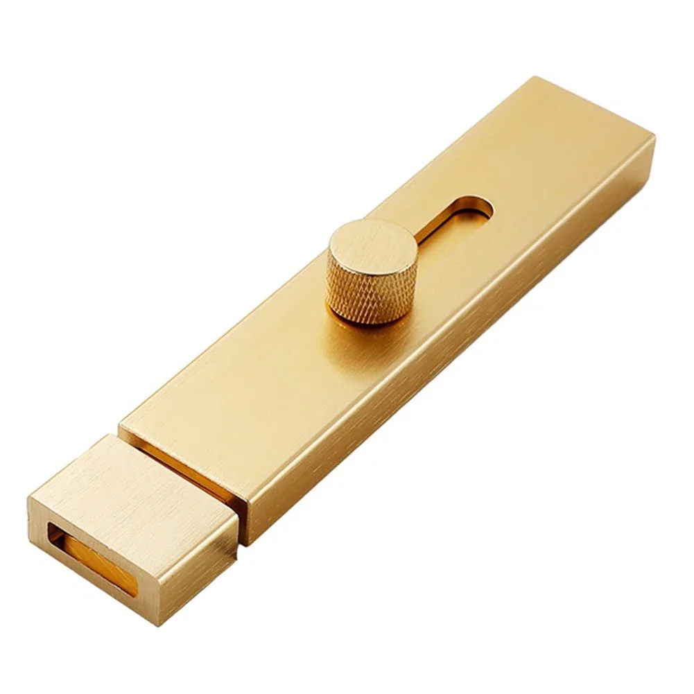 Door Bolt Punch-free Bolt Door Latch No Hole Punch Door Buckle Ecurity Lock Thickened Room Door Latch Anti-Barn Door - Image 5