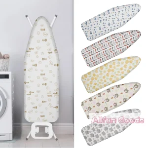 Durable Ironing Board Cloth Heat Resistant Decorative Ironing Board Cover With Floral Animals Design Universal Laundry Supplies