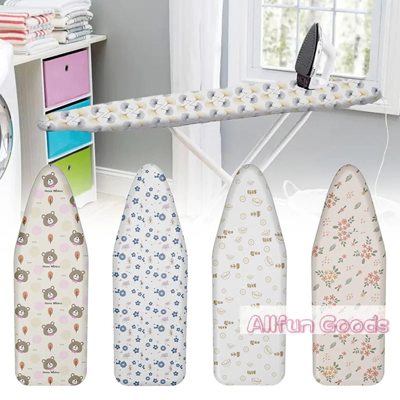 Durable Ironing Board Cloth Heat Resistant Decorative Ironing Board Cover With Floral Animals Design Universal Laundry Supplies - Image 3