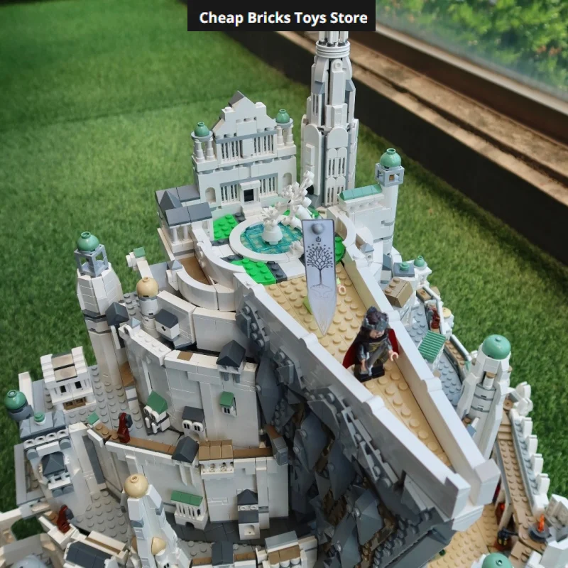 Educational 2026 Assembly 8278pcs DIY Building Blocks Suitable The City Capital Minas Tirith Model Gifts for Adults Toys A - Image 5