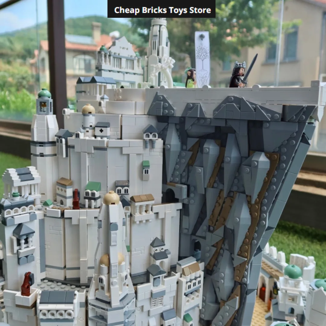 Educational 2026 Assembly 8278pcs DIY Building Blocks Suitable The City Capital Minas Tirith Model Gifts for Adults Toys A - Image 4