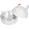 Egg Cooker Simple and Quick Love Breakfast Special Microwave Oven Steamed Egg Utensils Boiled Egg Mold 4 Eggs