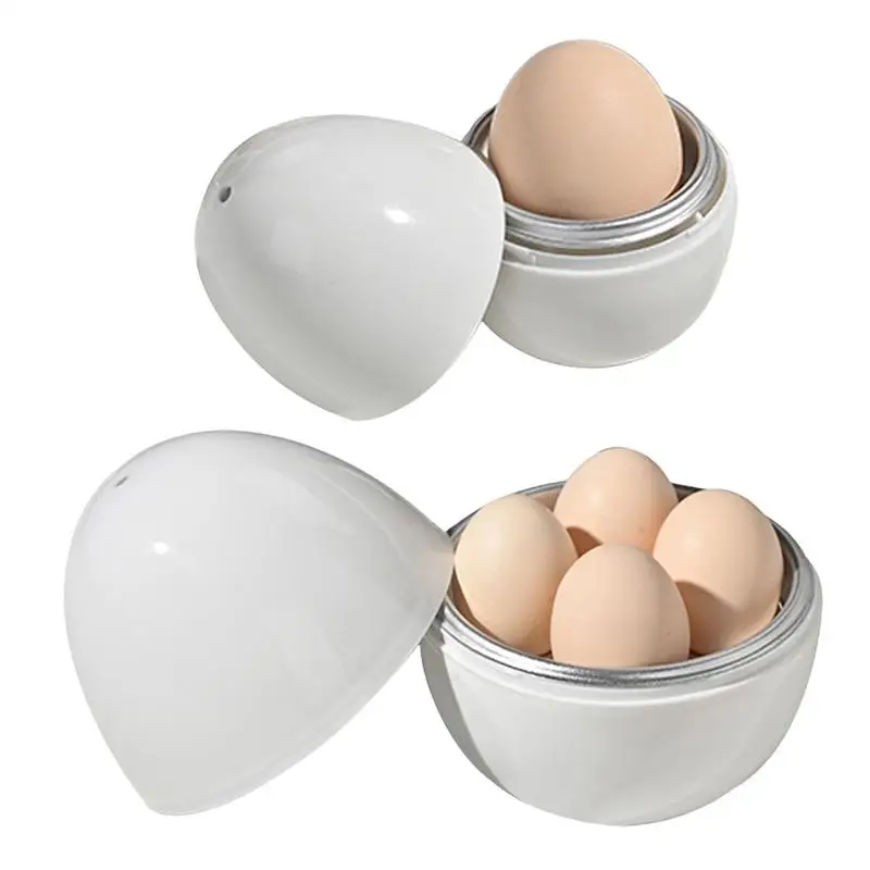 Egg Shaped Egg Boiler Steamer 4 Eggs 1Egg Microwave Eggs Cooker Cooking Tool Kitchen Accessories Gadgets - Image 5
