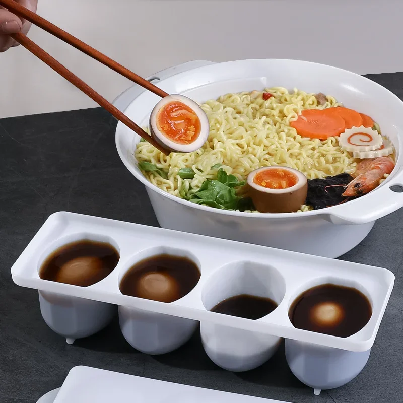Egg Tool Pickled Egg Box Pickle Tea Egg Crisper Soft Boiled Egg Fresh Box Halogen Egg Dipping Box Egg Macerator - Image 2