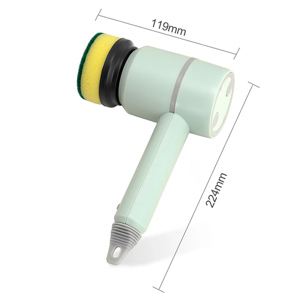 Electric Cleaning Brush Dishwashing Brush Automatic Wireless USB Rechargeable Professional Kitchen Bathtub Tile Cleaning Brushes - Image 6