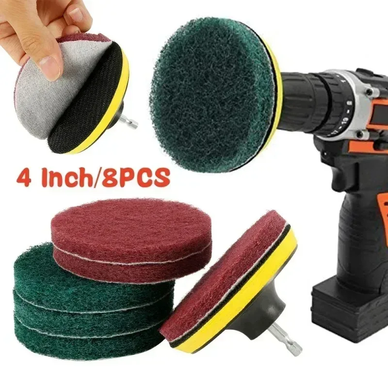 Electric Drill Brush Kit Effortless Cleaning Electric Cleaning Brush Tool for Car Tile Bathroom Kitchen Plastic Scrubber Brushes - Image 4