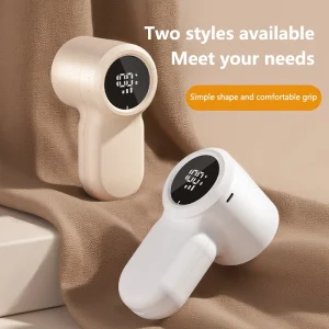 Electric Lint Remover Fabric Shaver Clothes Pilling Remover Sweater Trimmer Portable USB Rechargeable Digital Display Household
