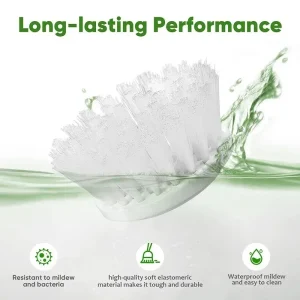Electric Spin Scrubber 5-in-1 Cleaning Brush with 5 Replaceable Brush Heads for Bathroom Tile Bathtub Sink