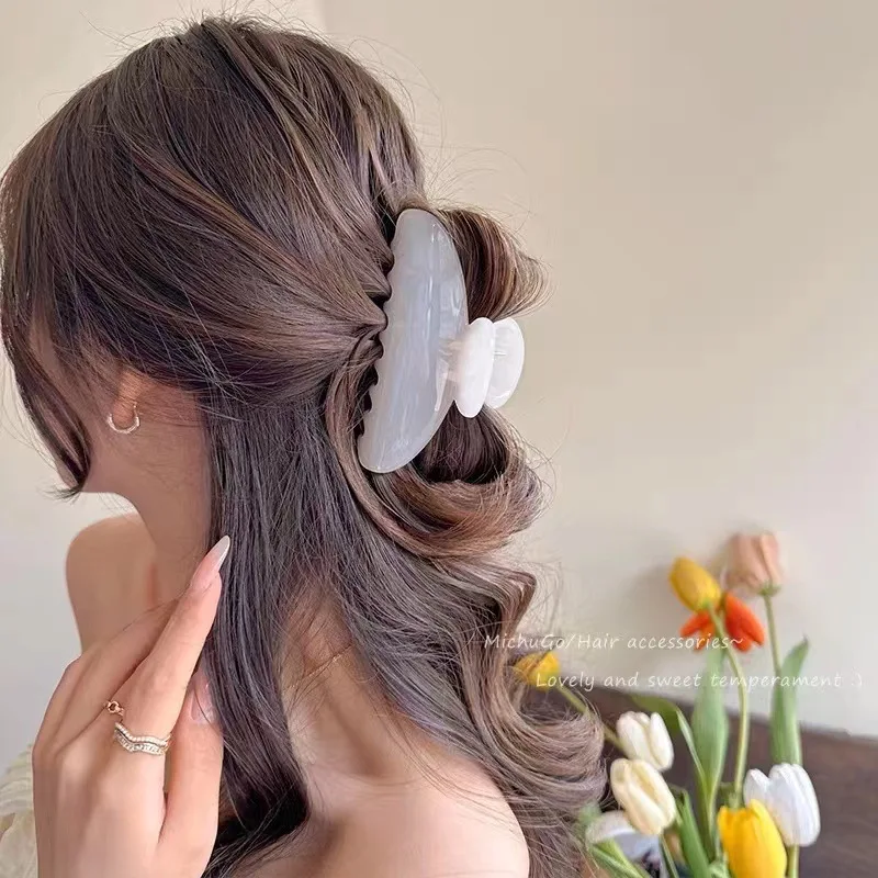 Elegant Women Hair Claw Clips Large Size Acrylic Hair Claw Korean Fashion Hair Accessories for Girls Barrettes Hairpins Headwear - Image 2