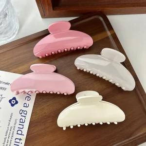 Elegant Women Hair Claw Clips Large Size Acrylic Hair Claw Korean Fashion Hair Accessories for Girls Barrettes Hairpins Headwear