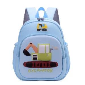 Excavator/Rabbit Schoolgirl Backpack Large Capacity Lightweight Kids Backpack Double Shoulder Mini School Bag