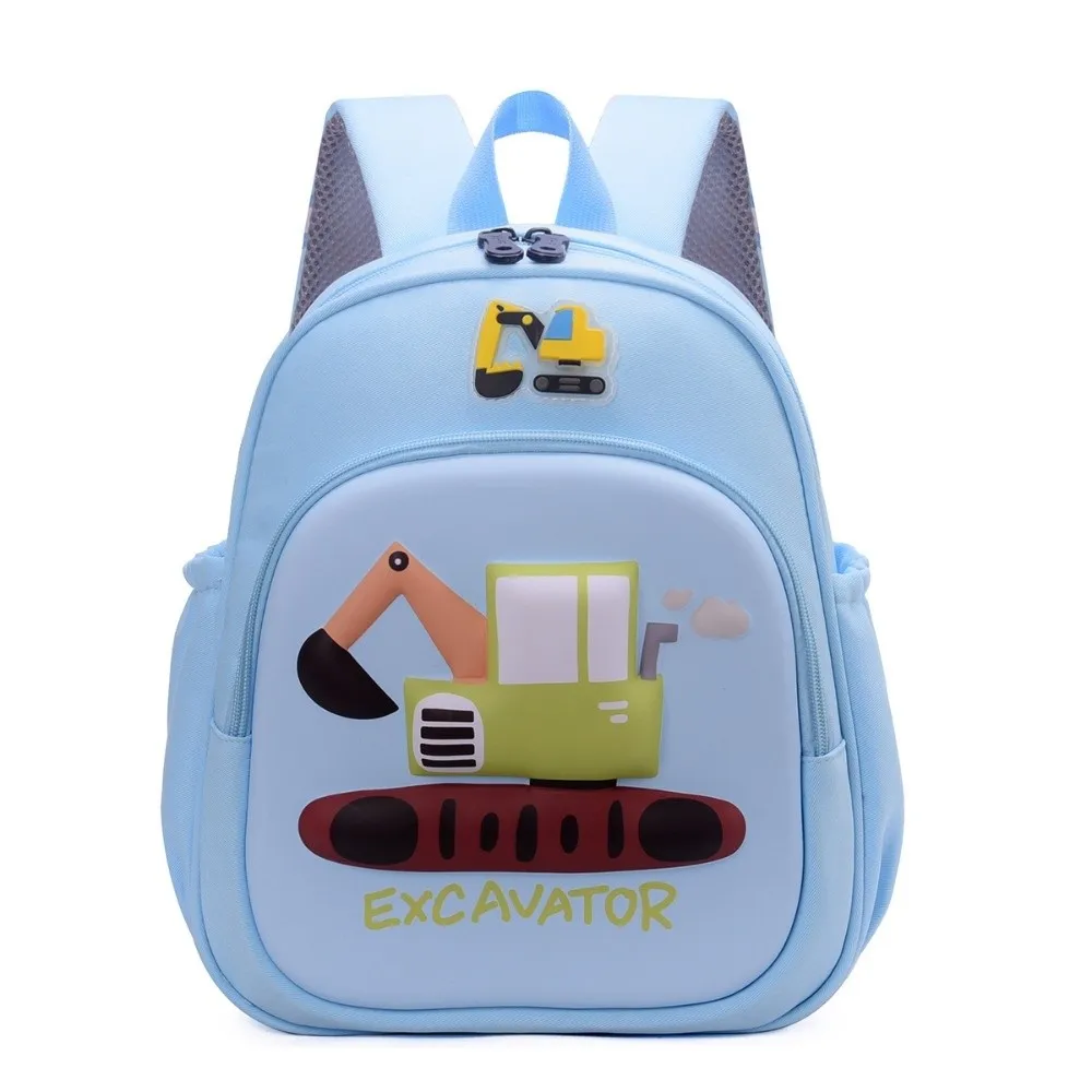 Excavator/Rabbit Schoolgirl Backpack Large Capacity Lightweight Kids Backpack Double Shoulder Mini School Bag