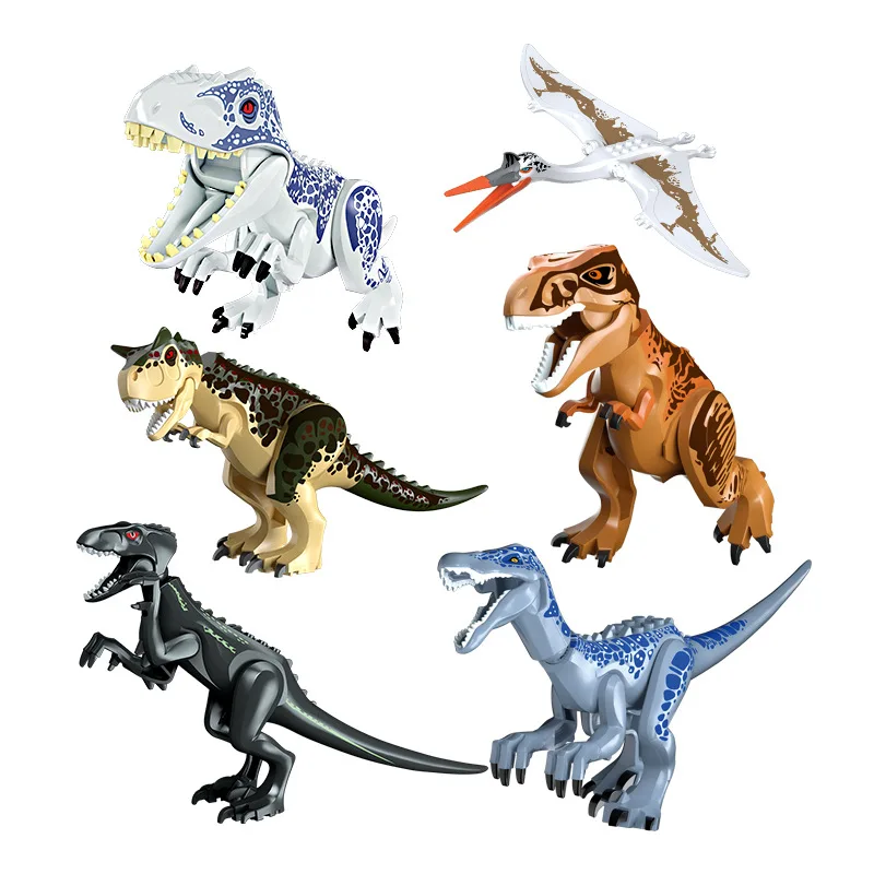 FC3727 Dinosaur Jurassic Overlord Tyrannosaurus Park Quetzlepterosaur 6 super large building block toys - Image 5