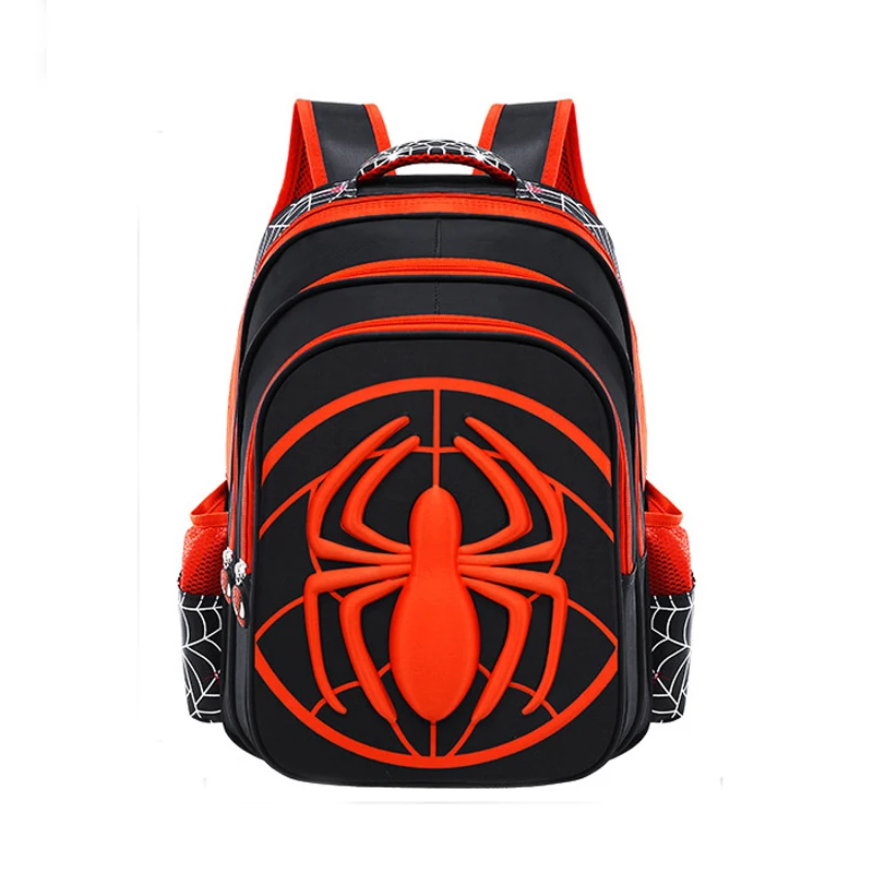 Fashion Kid Backpack Children Boys School Bag Red And Black Spider Pattern Backpack With Pencil Case Set Kids Girl Boutique Bag - Image 3