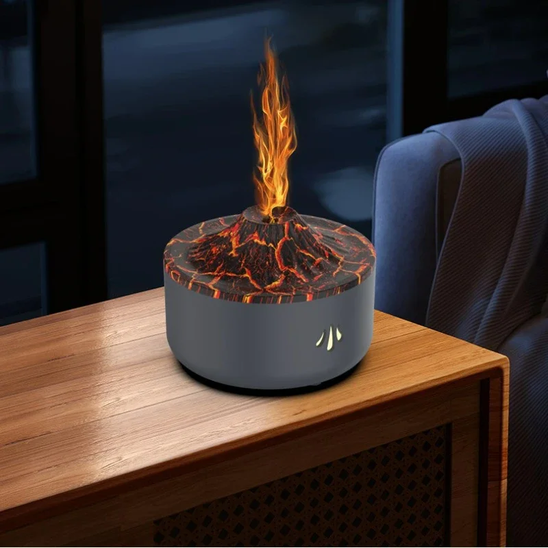 Flame Humidifier Mini Night Light Large Capacity USB Aromatherapy Machine for Home Use - Image 4