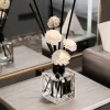 Flameless Home Fragrance Freesia Lavender Aromatherapy Oil with Reed Diffuser Stick Liquid Air Freshener Room Decor Ornaments