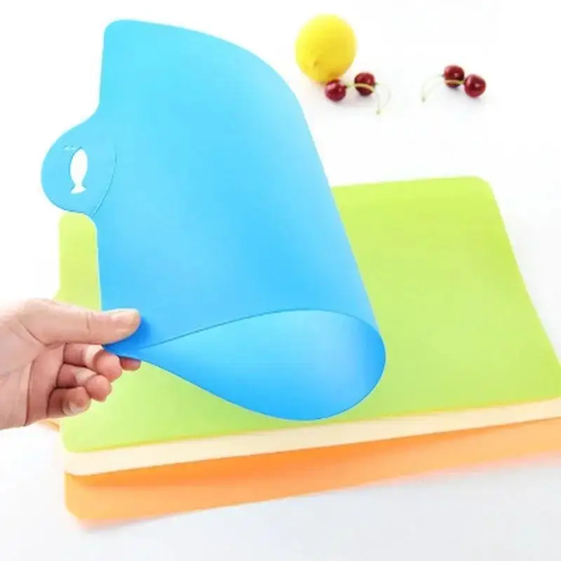 Flexible Plastic Cutting Board Food Chopping Mat Lightweight Cutting Surface For Fruits Vegetables Kitchen Cooking Tool - Image 4