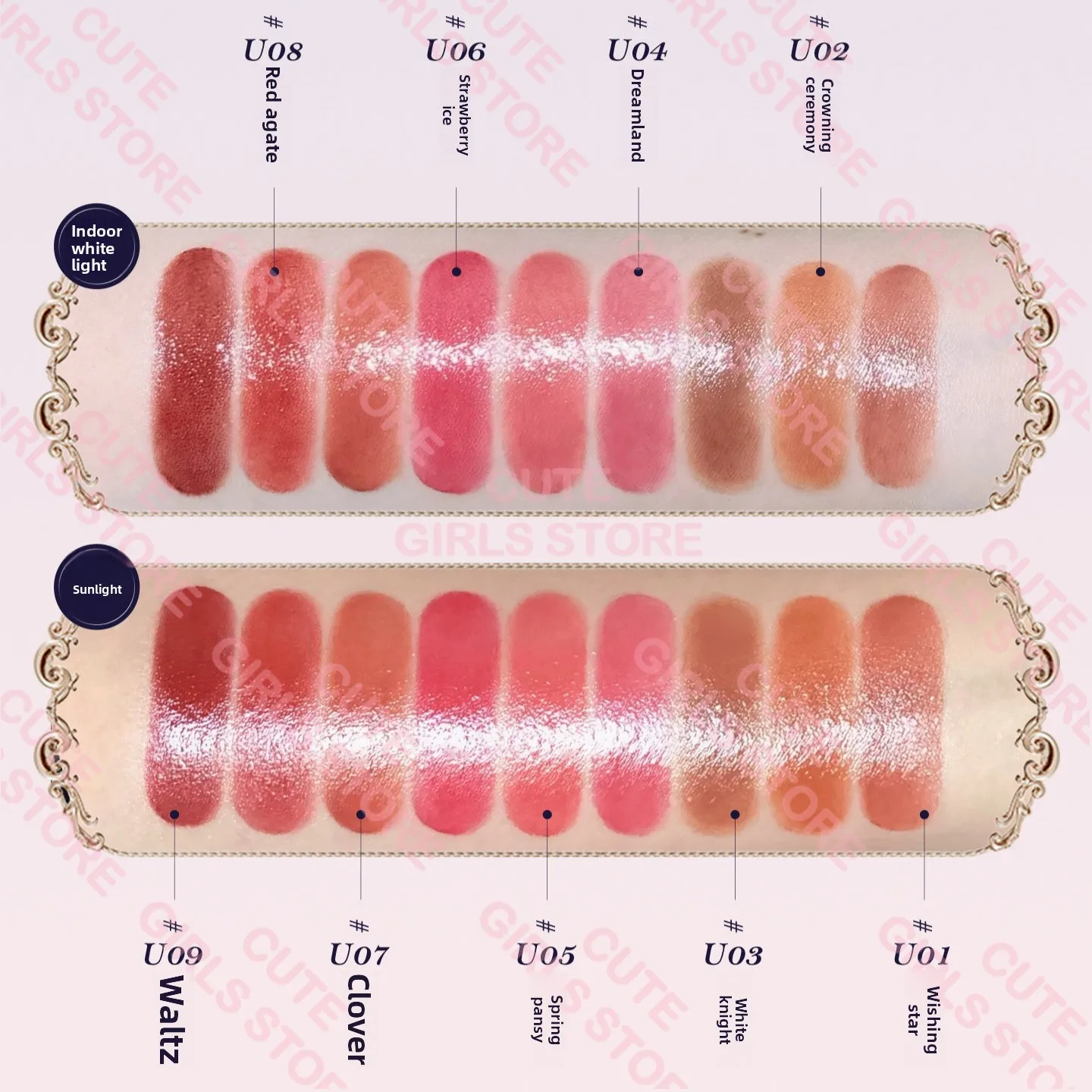 Flower Knows Knight Unicorn Glazed Lipstick: High Pigment Long-Lasting Non-Stick Lip Gloss for Makeup Enthusiasts - Image 5