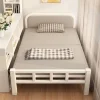 Foldable Single Bed Home Portable Couch Bed Easy Use Luxurious Comfort Steel Frame 100cm Camas Plegables Folding Bed Single